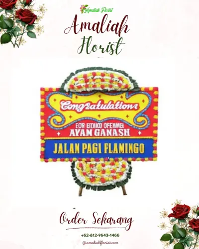 Bunga Papan Congratulation di Aek Najaji